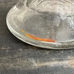 Vintage 19th Century French Tall Glass Vase