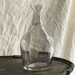 Vintage Vases & Pitchers 19th Century French Glass Carafe (#2)