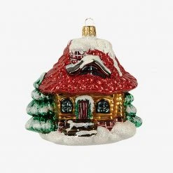 IMPULS Holiday Snow House Ornament