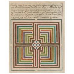 John Derian Square Maze (p 12) Decoupage