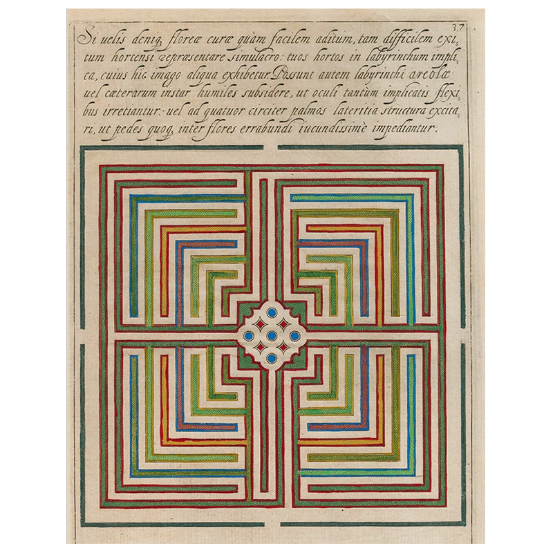 John Derian Square Maze (p 12) Decoupage 3 John Derian Square Maze (p 12) Decoupage