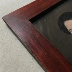 Vintage Belgian Rare Pastel Portrait