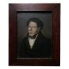Vintage Belgian Rare Pastel Portrait