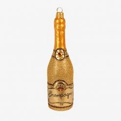 IMPULS Gold Champagne Ornament Ceramic & Porcelain Fruit