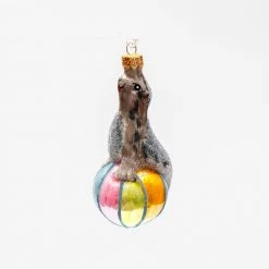 Wiktoria Holiday Seal On Ball Ornament