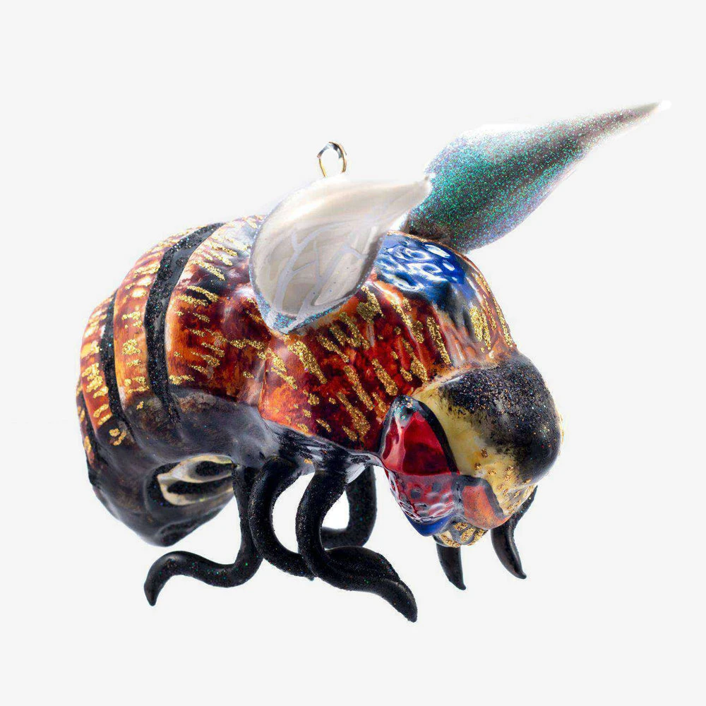 Wiktoria Large Dark Bumblebee Ornament Holiday 3 Wiktoria Large Dark Bumblebee Ornament Holiday