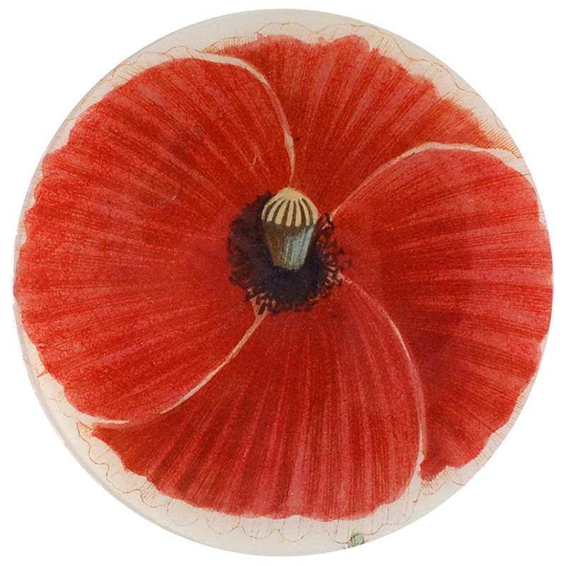 John Derian Dark Red Poppy (788A) 3 John Derian Dark Red Poppy (788A)