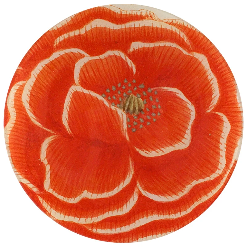 John Derian Decoupage Green Dot Poppy (789A) 3 John Derian Decoupage Green Dot Poppy (789A)