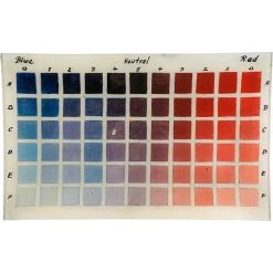 John Derian Blue - Red (Color Grid) - FINAL SALE