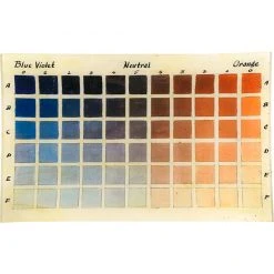 John Derian Blue Violet - Orange (Color Grid)