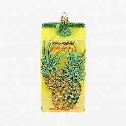 IMPULS Pineapple Juice Carton Ornament