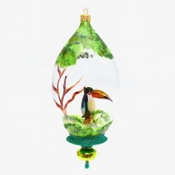 Wiktoria Holiday Toucan Dome Ornament