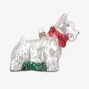 IMPULS Holiday White Scottish Terrier Ornament