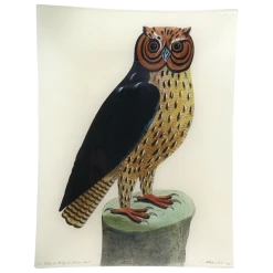 John Derian #44 - Horn Owl Decoupage