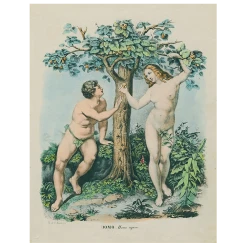 John Derian Adam And Eve -Uomo (p 129) Decoupage