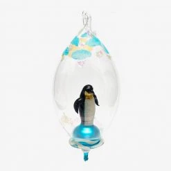 Wiktoria Penguin Dome Ornament Holiday