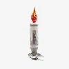 Wiktoria Silver Candle Clip-On Ornament Holiday