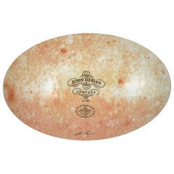 John Derian Oval Plates Pink Crested Poppy - FINAL SALE