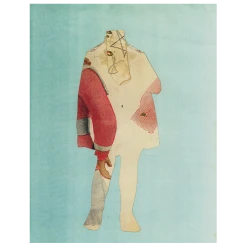 John Derian Men's Jacket Paper Cutout (p 140) Decoupage