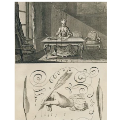 John Derian Lady Writer / Art Of Writing (p 145) Decoupage