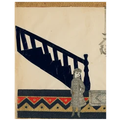 John Derian Girl In Foyer (St Louis) (p 151)