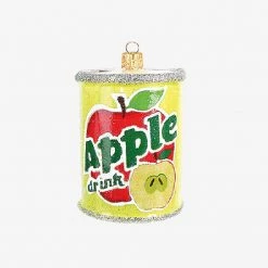 IMPULS Apple Juice Can Ornament Ceramic & Porcelain Fruit