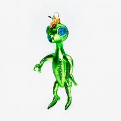 Wiktoria Green Alien Ornament Holiday