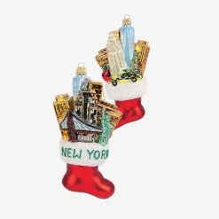 IMPULS New York Stocking Ornament Holiday
