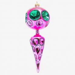 Wiktoria Green & Pink Fantasy Ornament Holiday