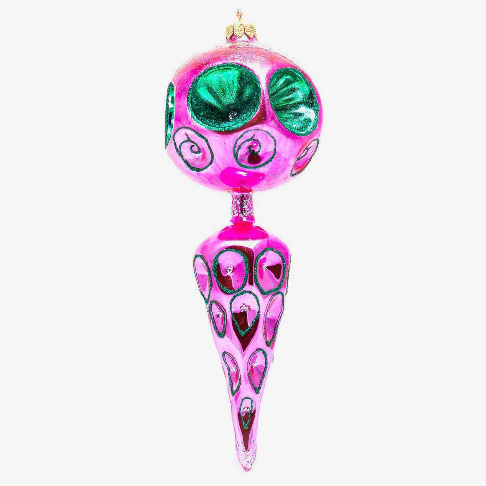 Wiktoria Green & Pink Fantasy Ornament Holiday 3 Wiktoria Green & Pink Fantasy Ornament Holiday
