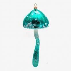 Wiktoria Blue Mushroom Ornament
