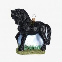 IMPULS Black Stallion Ornament Holiday