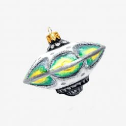 Wiktoria Holiday Multicolor Spaceship Ornament