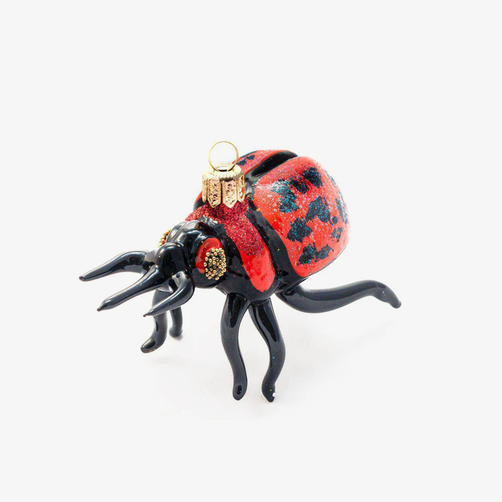 Wiktoria Holiday Red & Black Beetle Ornament 3 Wiktoria Holiday Red & Black Beetle Ornament