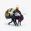 Wiktoria Black & Gold Bumblebee Ornament Holiday