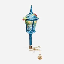 Wiktoria Holiday Blue Lantern Clip-on Ornament