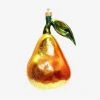 Wiktoria Yellow & Orange Pear With Leaf Ornament