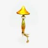 Wiktoria Yellow & Orange Clip-On Mushroom Ornament