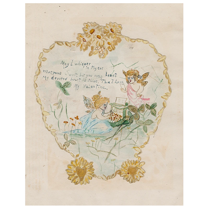 John Derian Valentine (Typing Fairies) (p 202) Decoupage 3 John Derian Valentine (Typing Fairies) (p 202) Decoupage