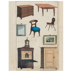 John Derian Chair Illustration (p 207) Decoupage