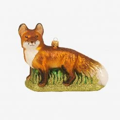 IMPULS Holiday Standing Fox Ornament