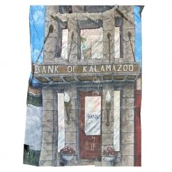 Vintage 20th Century Wizard Of Oz Backdrop - Bank Of Kalamazoo