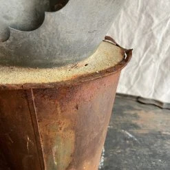 Vintage Antique French Tole Potted Agave Plant Sculpture (No. 2)