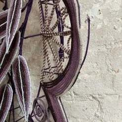 Vintage Late 19th Century French Couronnes De Mortuaire Beaded Wreath