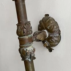 Vintage Vintage & Antiques 19th Century Sconce With Antoinette Poisson Shade