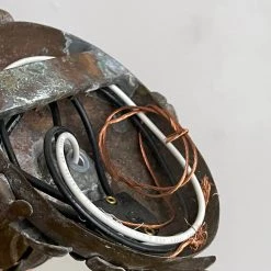 Vintage Vintage & Antiques 19th Century Sconce With Antoinette Poisson Shade