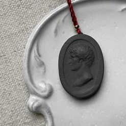 Marcie McGoldrick Caligula Pendant Necklace In Onyx