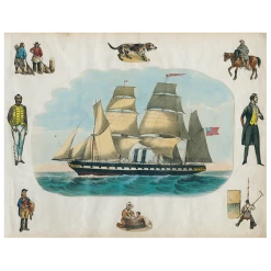 John Derian Scrapbook Boat A-Sailing Left (p 295)