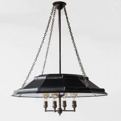 Furniture & Lighting Robert Ogden Mirrored Chandeliers