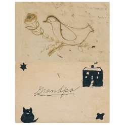 John Derian Dove Doodle / Grandpa (p 301) Decoupage